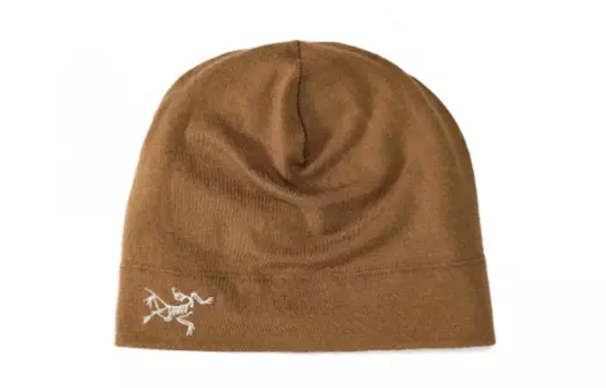Шапка Arcteryx с логотипом, коричневый
