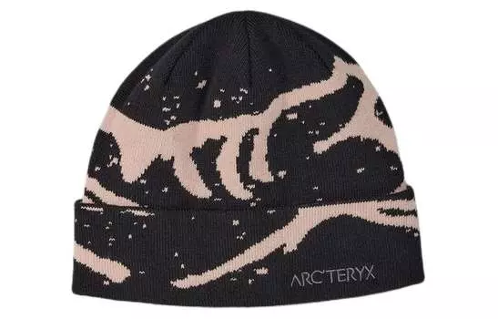 Шапка Arcteryx, черный / бежевый