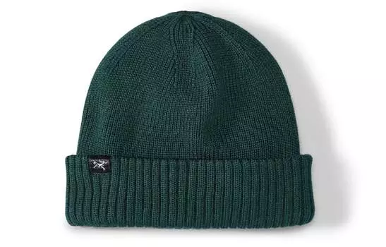 Шапка вязаная Arcteryx с логотипом, зеленый