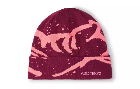 Шапка Arcteryx, бордовый / розовый