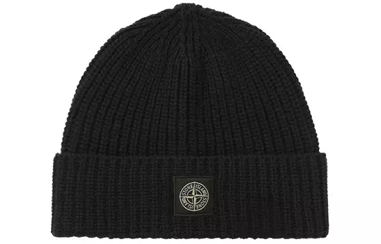Шапка унисекс Stone Island, черный