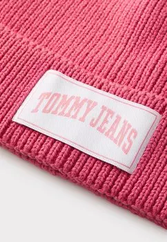 Шапка VARSITY BEANIE Tommy Jeans, розовый