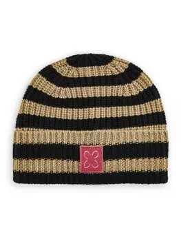 Шапочка CODELLO, цвет Beige/Black