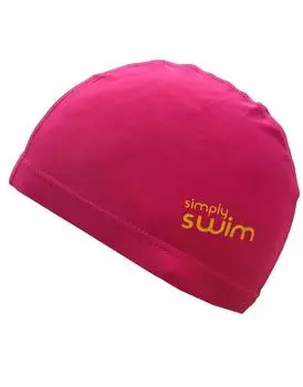 Шапочка для плавания из лайкры – однотонные цвета Simply Swim, розовый
