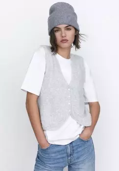 Шапочка PULL&BEAR, серая
