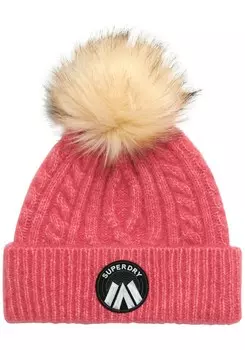 Шапочка Superdry, розовый