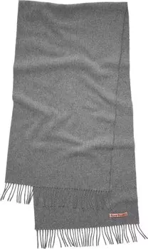 Шарф Acne Studios Fringe Wool 'Grey Melange', серый