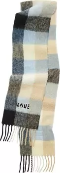 Шарф Acne Studios Mohair Checked 'Blue/Beige/Black', разноцветный