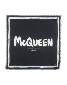 Шарф Alexander Mcqueen, черный