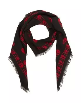 Шарф Alexander Mcqueen, красный