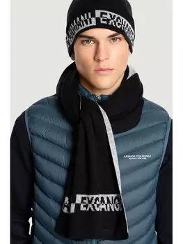 Шарф Armani Exchange, черный