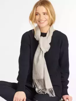 Шарф Barbour Lambswool, цвет light grey