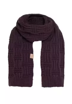 Шарф BOBBY Knit Factory, цвет aubergine