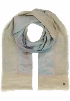 Шарф BUBBLE PRINT PATCHWORK STOLA FRAAS, цвет air blue