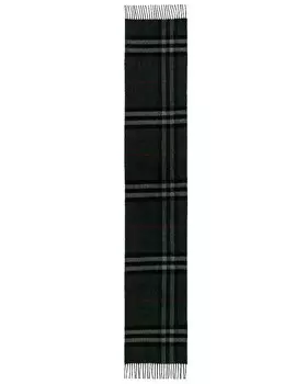 Шарф Burberry Giant Check, цвет Charcoal