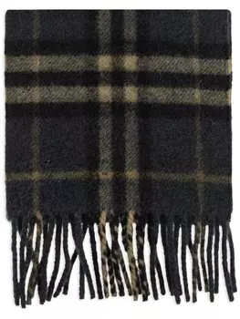Шарф Burberry в клетку, серый