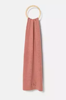 Шарф Calvin Klein Jeans, фиолетовый