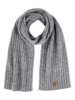 Шарф Camel Active Dicker Strickschal aus einem Wollmix, цвет Steingrau