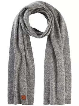 Шарф Camel Active Strickschal aus Baumwoll-Mix, цвет Steingrau