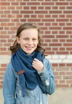 Шарф COCO Knit Factory, цвет jeans