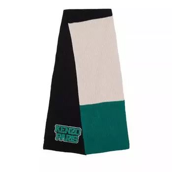 Шарф echarpe grass Kenzo, зеленый