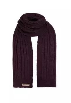 Шарф ELIN Knit Factory, цвет aubergine
