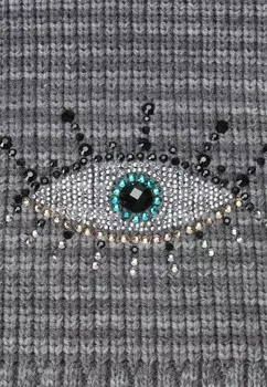 Шарф EVIL EYE Kurt Geiger London, серый