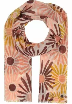 Шарф FLORAL PRINT FRAAS, цвет nougat