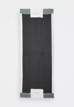 Шарф Geo Minimal Logo Shawl Calvin Klein, черный