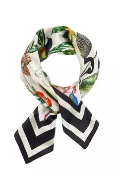 Шарф Goose Luxury Square FABLE ENGLAND, белый