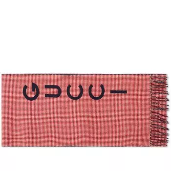 Шарф Gucci Poulette, цвет Red & Blue