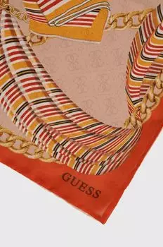 Шарф Guess, оранжевый