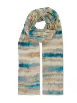 Шарф Harpa, цвет turquoise/beige