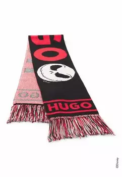 Шарф HUGO SCARF HUGO, черный