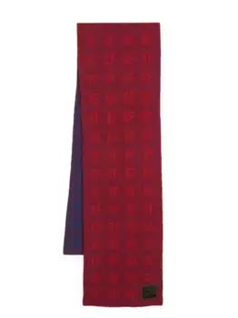 Шарф Jacquard Grid BY FAR, синий