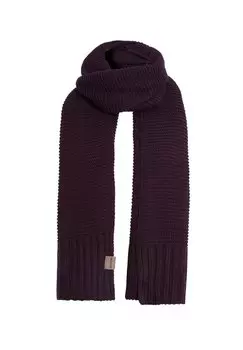 Шарф JAMIE Knit Factory, цвет aubergine
