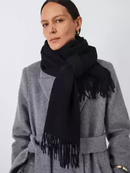 Шарф John Lewis Blanket Wool, черный