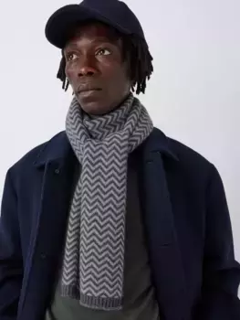 Шарф John Lewis Cashmere, цвет grey herringbone