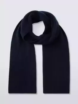 Шарф John Lewis Cashmere, темно-синий