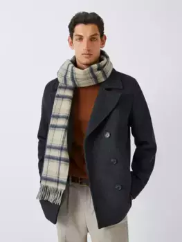 Шарф John Lewis Double Faced Check Lambswool