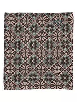Шарф KARI TRAA, цвет khaki/beige