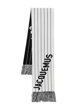 Шарф L'Echarpe Liga JACQUEMUS, белый