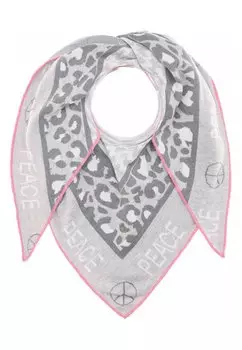 Шарф LENJA Zwillingsherz, цвет grau pink