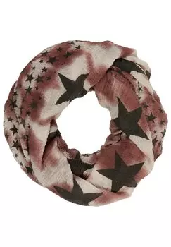 Шарф LOOP Caspar, цвет weinrot-beige