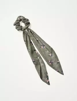Шарф Lucky Brand с принтом и резинка для волос, цвет Dark Green