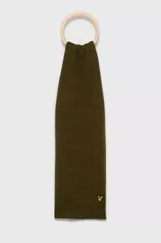 Шарф Lyle & Scott, зеленый