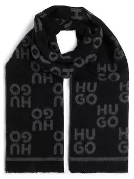 Шарф мартин Hugo, черный