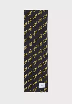 Шарф MONOGRAM SCARF Makia, темно-синий