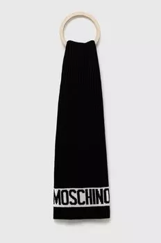 Шарф Moschino, черный