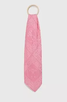 Шарф Moschino, розовый